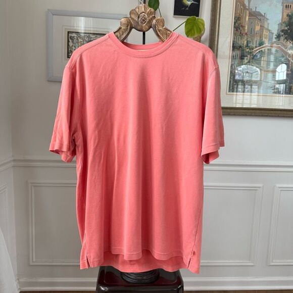 Tommy Bahama Short Sleeve Tshirt Soft Salmon Coral Orange XL - Picture 1 of 6